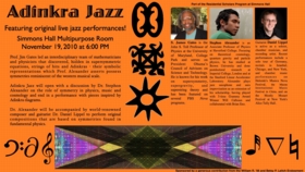 Adinkra Jazz Poster